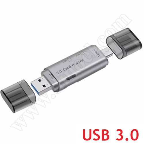 Четец за карти Enjoy Life, USB-A & USB-C, USB 3.0